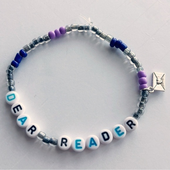 Taylor Swift Eras Tour Friendship Bracelet Dear Reader Midnights with charm - Picture 1 of 2